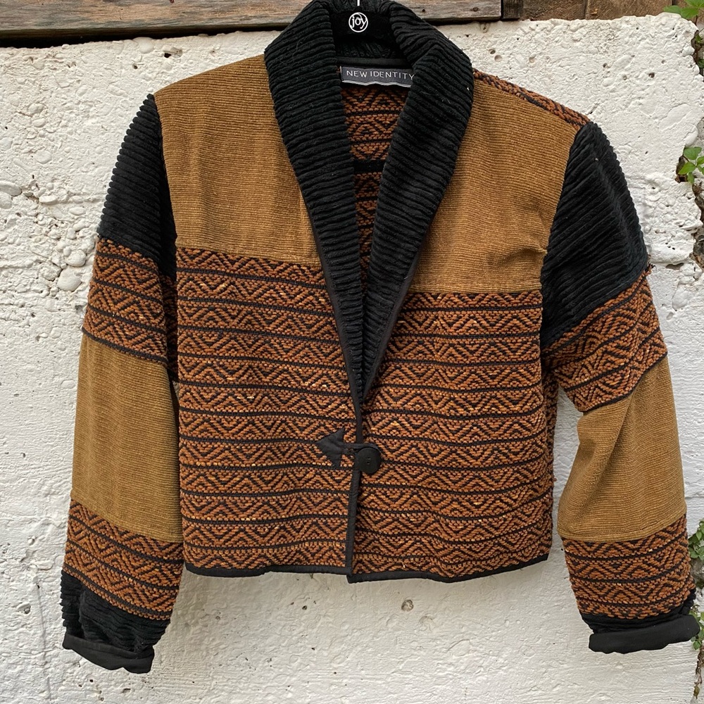 New Identity vintage jacket (rug material)